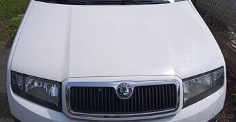 Škoda Fabia 1 kapota maska , světla, víko kufru, zadní lampy