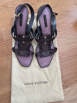 Dámské sandály na podpatku Louis Vuitton