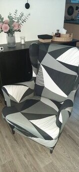 Potah na křeslo, ušák - Strandmon Ikea