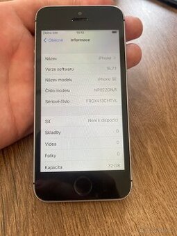 iPhone SE 2016 – 32GB – plně funkční + kabel