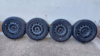 Plechové disky 6,5Jx16H2 ET50, s pneu Continental 205/55R16