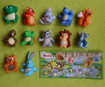 Kinder figurky-sada zvířátka-sametová bříška 1x BPZ