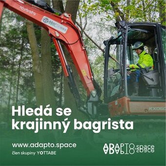 Strojník pro krajinářské úpravy se vztahem k přírodě