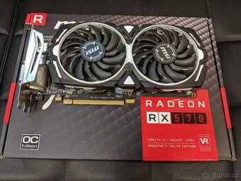 MSI RADEON RX570 8GB ( pdobná RTX 3050) - 1