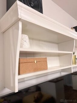 Tv stolek + police nad Tv Hemnes
