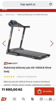 Běžecký pás HS-1000LB Wind s nosností do 150 kg.