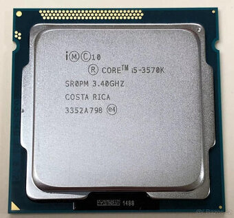 Prodám procesor Intel i5-3570K 3.40GHz, soc. 1155