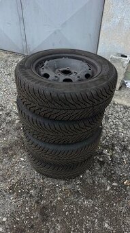 Plechové disky 5x100 pneu 185/60/R14 zimní