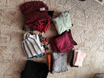 Košile, trička krátký, dlouhý i 3/4 rukáv, tílka