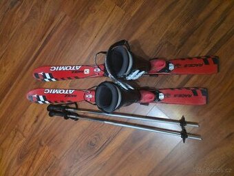 Dětské sjezdové lyže set Atomic Race 5 v délce 100 cm