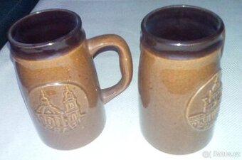 pivní žejdlíky, sada 2ks