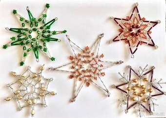 Vánoční ozdoby z korálků