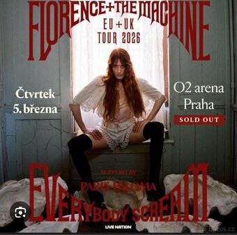 Florence + The Machine Praha vstupenky