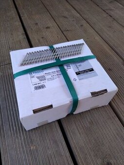 Nerezové hřebíky 2,9×50 kroužkové 34°