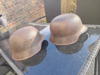 Německá helma M42 originál 2 ks