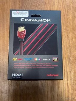 AUDIOQUEST HDMI Cinnamon 5 m - stříbrný