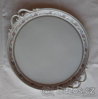 Krásný velký porcelánový tác (podnos)