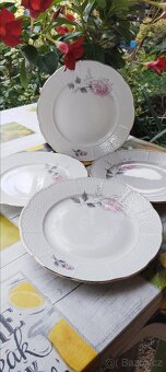 Dezertní retro talířky Czechoslovakia 10 kusů