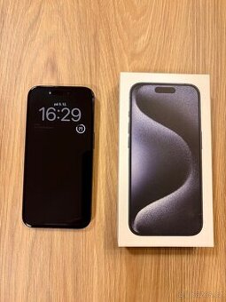 iPhone 15 Pro 128GB, Blue Titan - TOP STAV