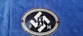 Německa cedule runy ss