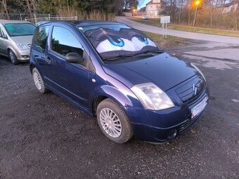 Citroën C2, PĚKNÝ,120TKM,SERVIS,KLIMA,1MAJ