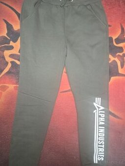 ALPHA Industries kalhoty teplaky uvnitr fleece vel . XL s