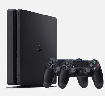 PlayStation 4 Slim – 500 GB + 2× ovladač