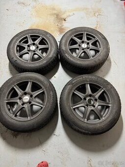 Prodám zimní kola 205/60 R16 96H – Hankook + RIAL