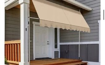 markýza 300X180 šedá, 200x180 béžová, 300x200-300 modrobílá,