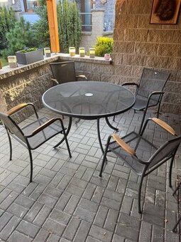 Kovový zahradní set