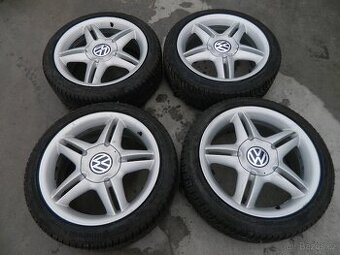 alu kola 5x100 +celoroční pneu r17 ,8mm