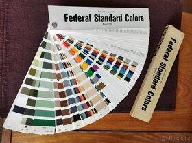 FAN DECK  Federal standard Colors-595a r.1984 a 595B r.1994
