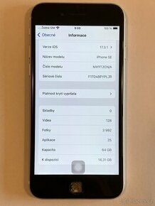 iPhone SE 2020 (64 Gb) bílý - 1