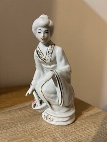 Porcelánová soška Gejša - 1