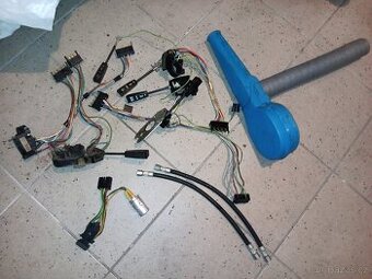 Škoda 120-130 - sání filtru, přepínače, hadice atd