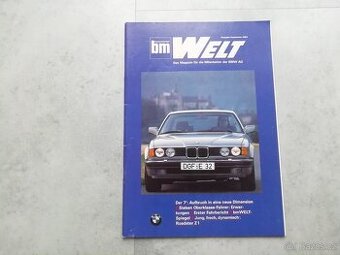 Časopis BMW Welt - uvedení E32 na trh - 1986