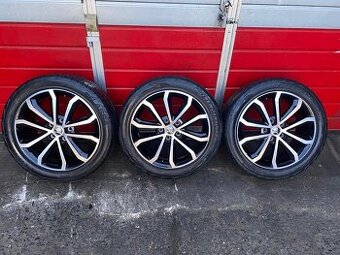 ALU kola 2x Škoda FEGLE 17" 7J ET49 + letní 225/45/R17