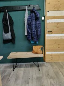 Designová lavička masiv