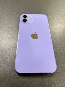 Apple Iphone 12 zadní kryt Fialový ORIGINÁL