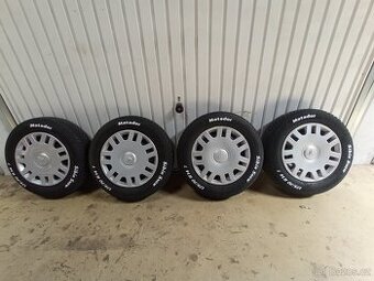 Plechové disky R14 Citroen se zimními pneu R14 175/70
