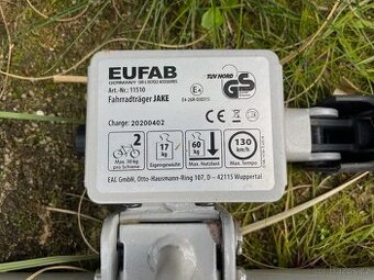 Nosič kol na tažné zařízení EUFAB – pro 3  kola