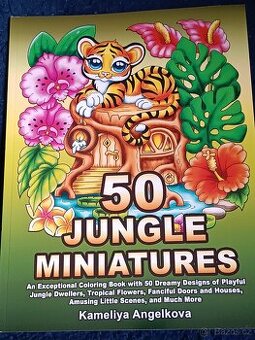 Omalovánky pro dospělé 50 Jungle Miniatures
