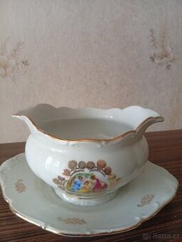 Porcelánový omáčník tři grácie