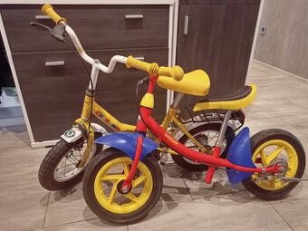 Dětské kolo a odrážedlo
