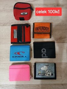 Peněženky......rámečky..ubrus