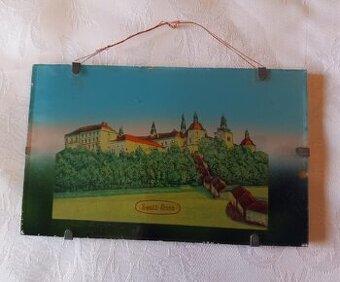 Svatá Hora, skleněný závěsný obrázek