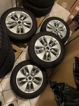 Sada alu kol orig.Škoda + zimní pneu