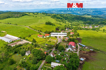 Prodej zasíťovaného pozemku, 1163 m2, Rychnov - Verneřice