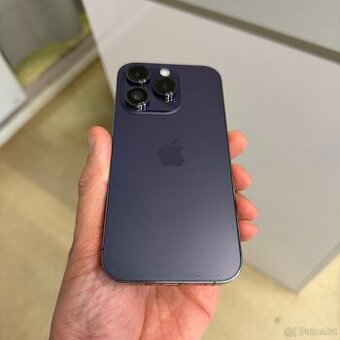 iPhone 14 Pro 256GB fialový, 100% baterie, 12 měsíců záruka