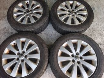 Alu kola 5x105 r17 na Opel Mokka zimní pneumatiky 215/60 r17